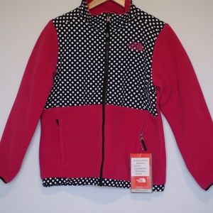 🌺Rare color polka dot North  Face jacket🌺